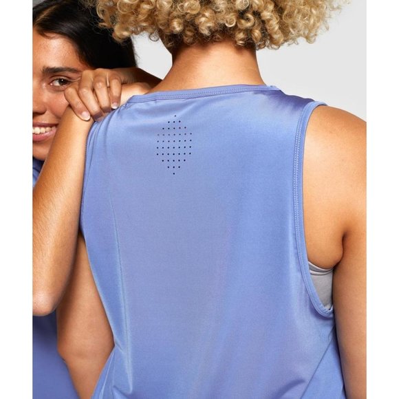 NWT Gymshark x Whitney Simmons Beautiful Blue Crop Tank Women's Size Small - Picture 11 of 11